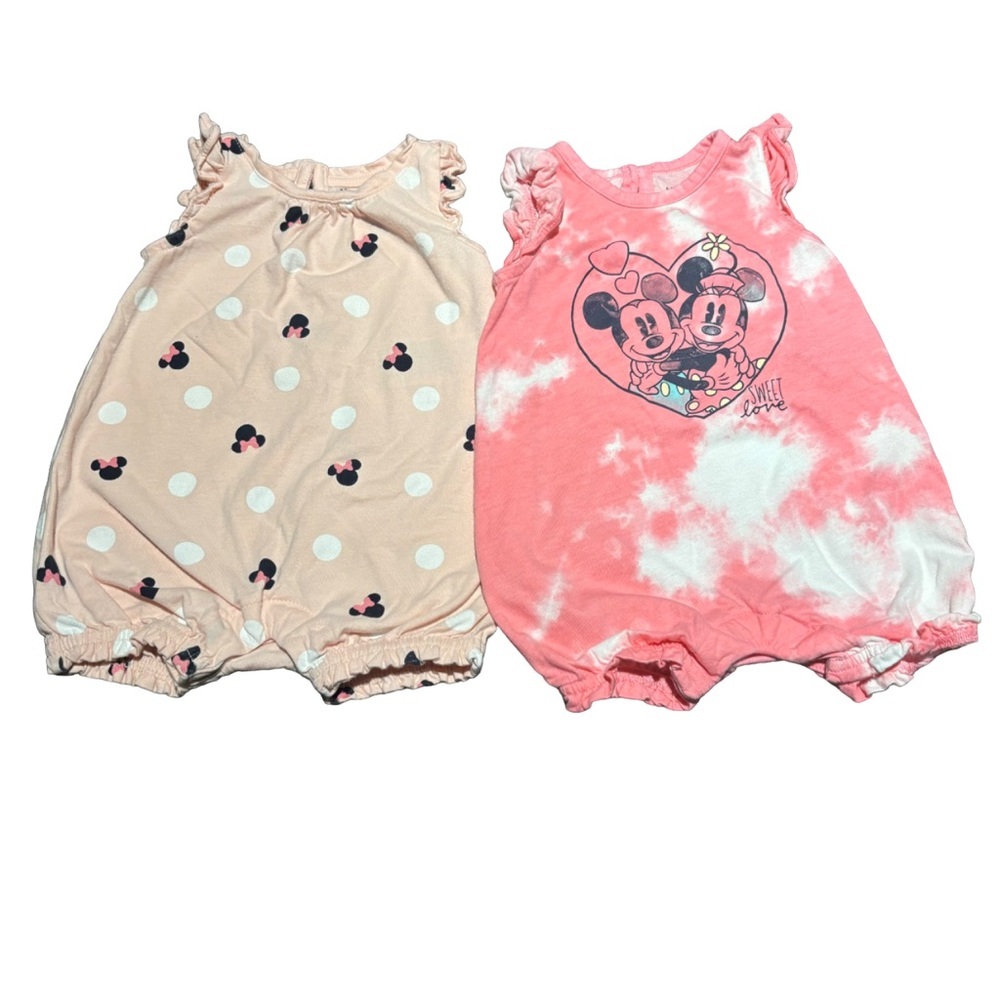 Baby Gap Minnie Mouse Romper Size 0-3 Months - Picture 1 of 7